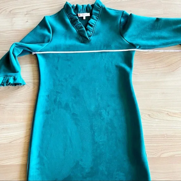 Jude Connally Aqua Long Sleeve Dress - Picture 10 of 15